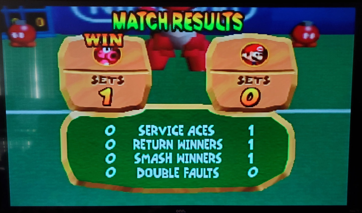 Mario Tennis N64 Nintendo 64 Video Game Cartridge 2000