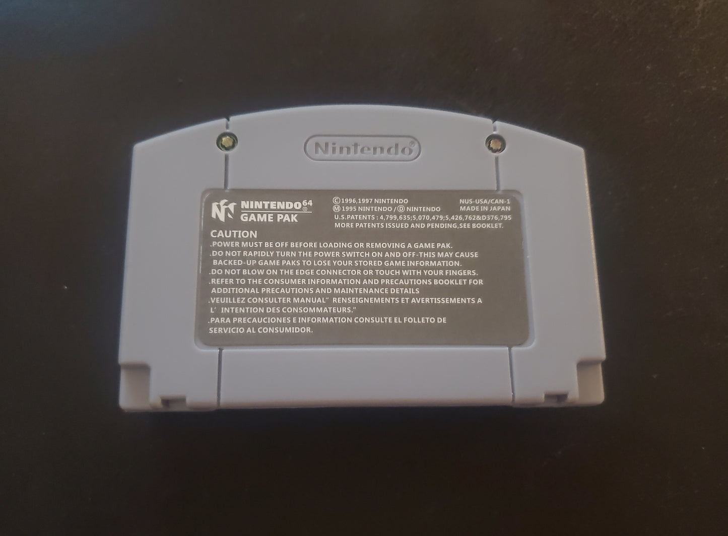 Goldfinger 64 N64 Nintendo 64 Video Game Cartridge