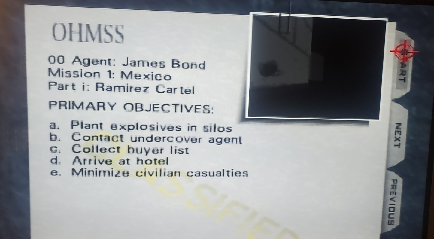 Goldfinger 64 N64 Nintendo 64 Video Game Cartridge