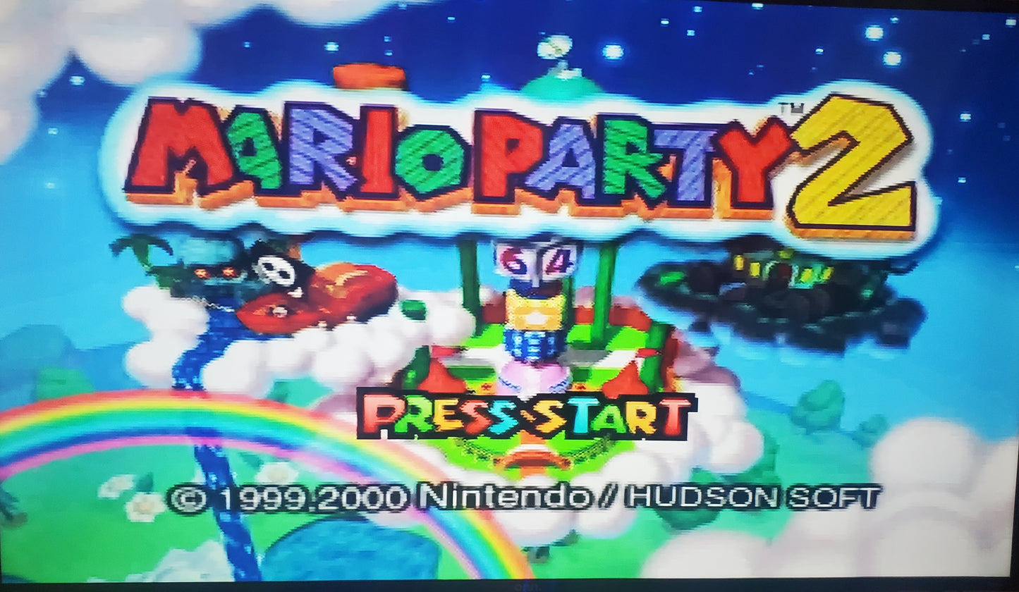 Mario Party 2 N64 Nintendo 64 Video Game Cartridge 2000
