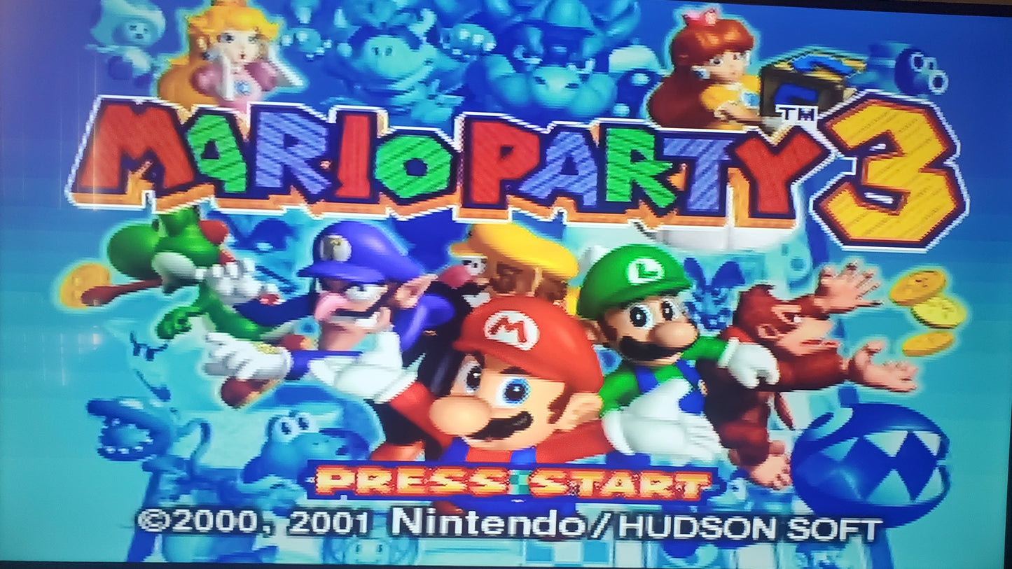 Mario Party 3 N64 Nintendo 64 Video Game Cartridge 2001