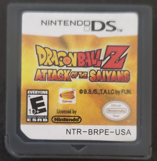Dragon Ball Z Attack of the Saiyans Video Game Nintendo DS 2009
