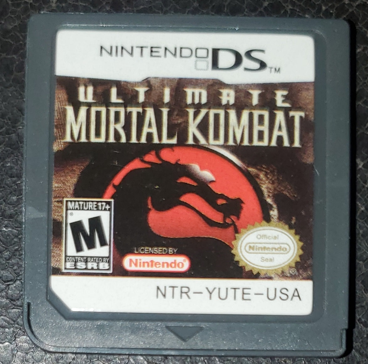 Ultimate Mortal Kombat Video Game Nintendo DS