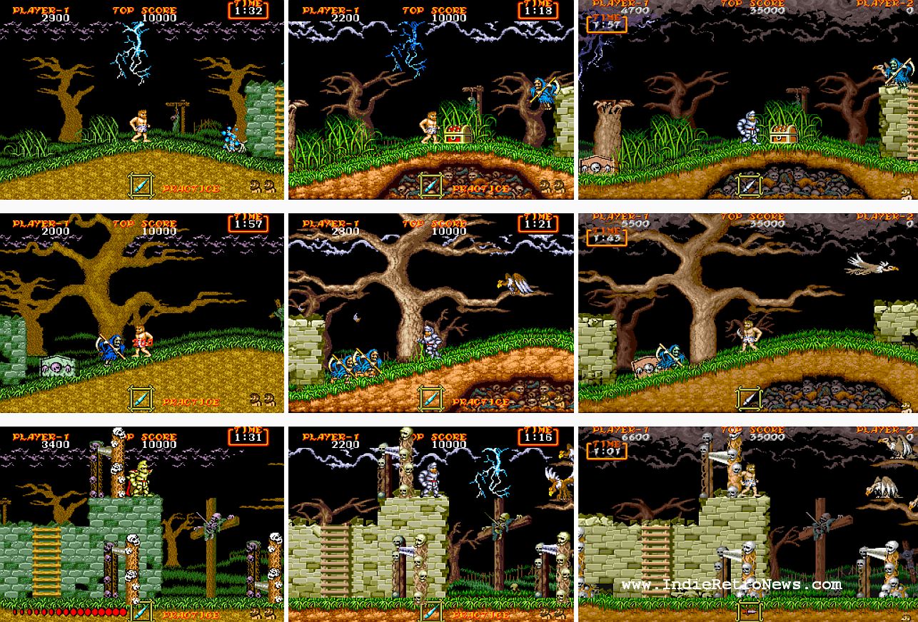 Ghouls 'N' Ghosts Sega Genesis Mega Drive Video Game Cartridge