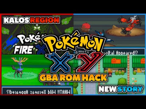Pokemon X & Y GBA ROM Hack Video Game Custom Gameboy Advance