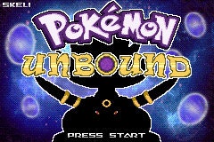 Pokemon Unbound GBA ROM Hack Video Game Custom Gameboy Advance