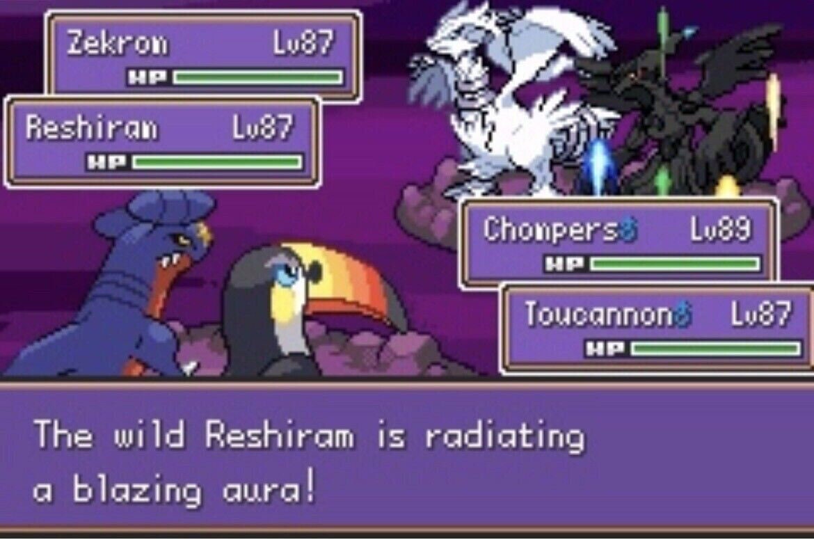 Pokemon Unbound GBA ROM Hack Video Game Custom Gameboy Advance