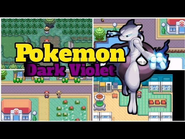 Pokemon Dark Violet GBA ROM Hack Video Game Custom Gameboy Advance