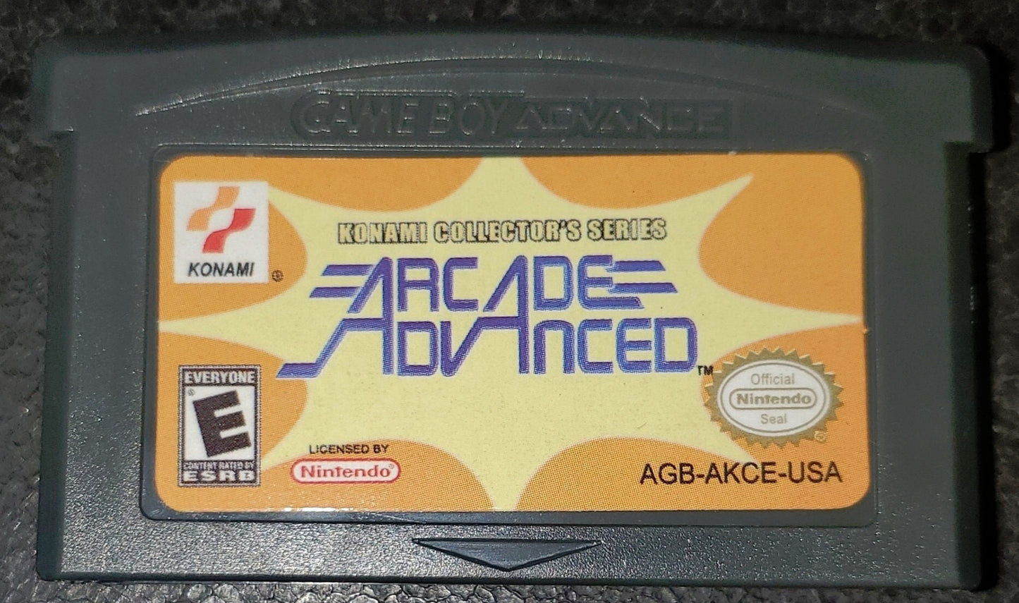 Konami Collector's Series Arcade Advanced GBA Video Game Cartridge Nintendo Game Boy Advance 2002