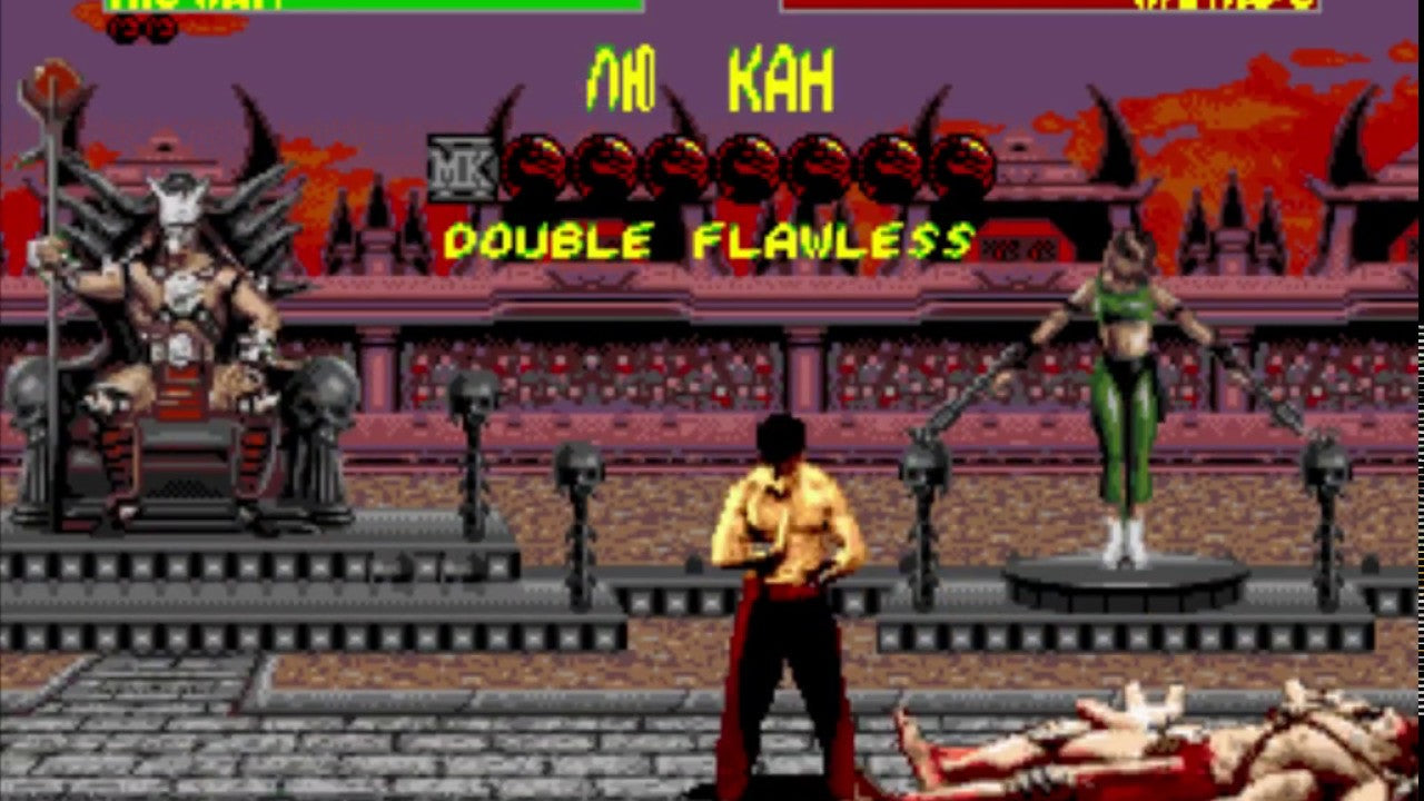 Mortal Kombat 2 Sega Genesis Mega Drive Video Game Cartridge