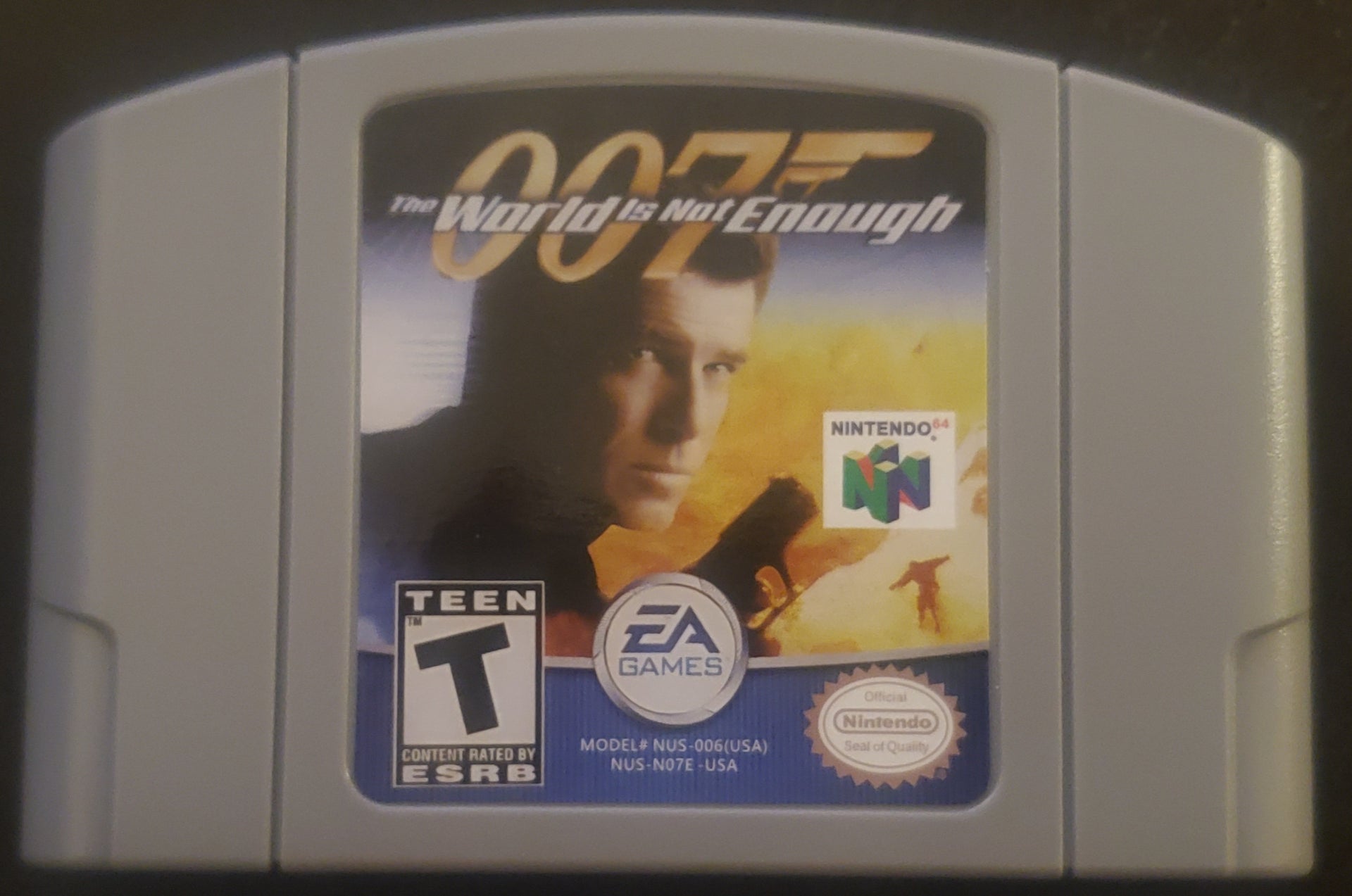 007TheWorldisNotEnoughN64Nintendo64VideoGameCartridge2000
