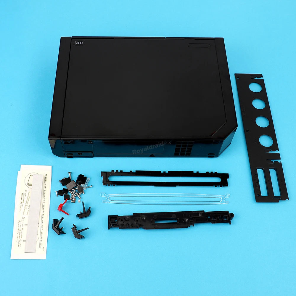 Nintendo Wii Full Replacement Shell Housing Black New Complete