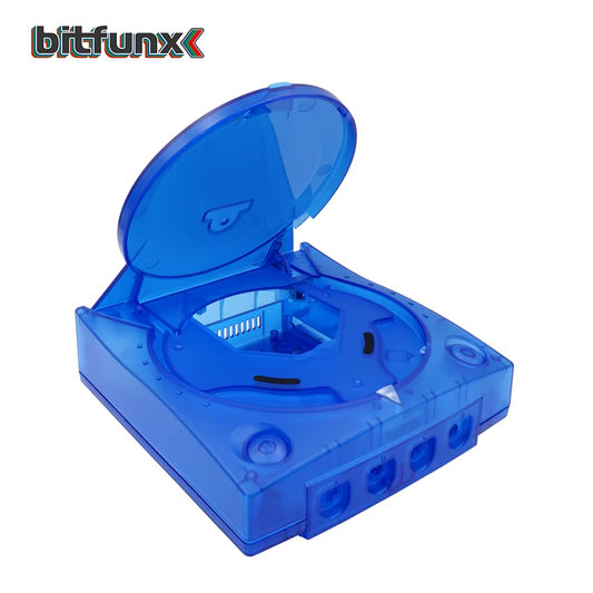 SEGA Dreamcast DC Blue Clear Replacement Console Shell Housing