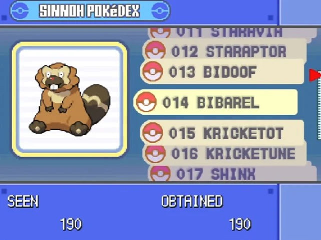 Pokemon SlotMod Pearl Nintendo DS Custom ROM Hack Video Game Cartridge