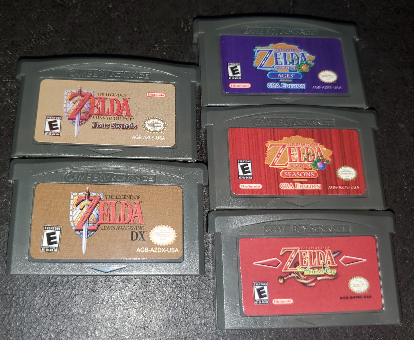 GBA Video Games Collection Bundle Lot Nintendo Gameboy Advance