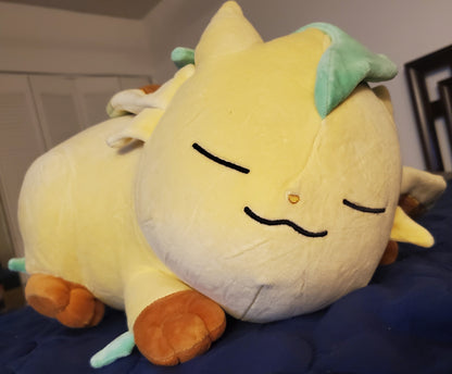Pokemon Center Leafeon Sleeper Plush Eeveelutions Plush Rare Authentic