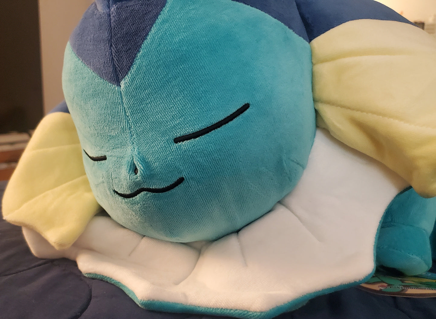 Pokemon Center Vaporeon Sleeper Plush Eeveelutions Plush Rare Authentic