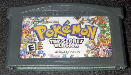 Pokemon Top Secret GBA ROM Hack Video Game Custom Gameboy Advance