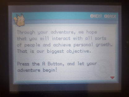 Pokemon Mirage of Tales GBA Video Game ROM Game Boy Advance Custom