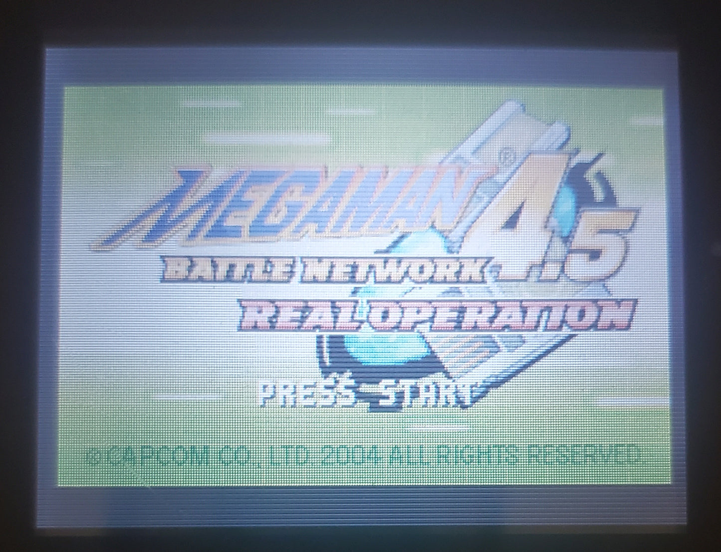 Mega Man Battle Network 4.5 Real Operation GBA Video Game Boy Advance