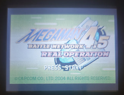 Mega Man Battle Network 4.5 Real Operation GBA Video Game Boy Advance