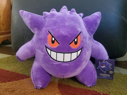 Pokemon Gengar Plush Soft Stuffed Doll Toys Cute 11 Inch Kids