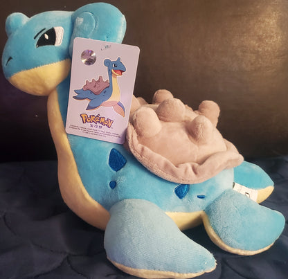 Pokemon Lapras Plush Soft Stuffed Doll Toys Cute Kids Toy 10 Inch