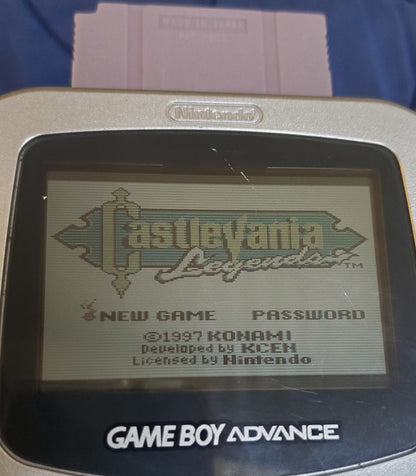 Castlevania Legends GB Video Game Catridge Gameboy 1987