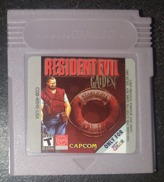 Resident Evil Gaiden GBC Video Game Catridge Gameboy Color 2001