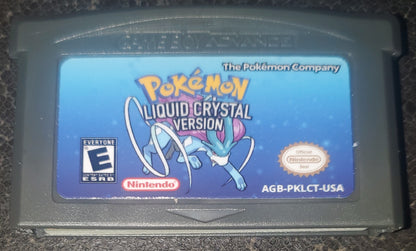 Pokemon Liquid Crystal GBA ROM Hack Video Game Custom Gameboy Advance