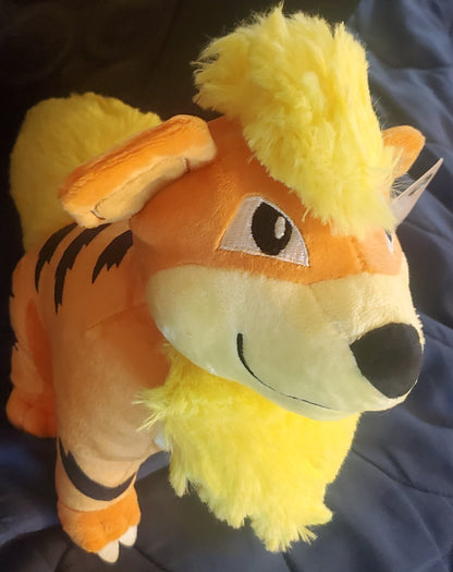 Pokemon Growlithe Plush Soft Stuffed Doll Toys Cute 28 CM Kids