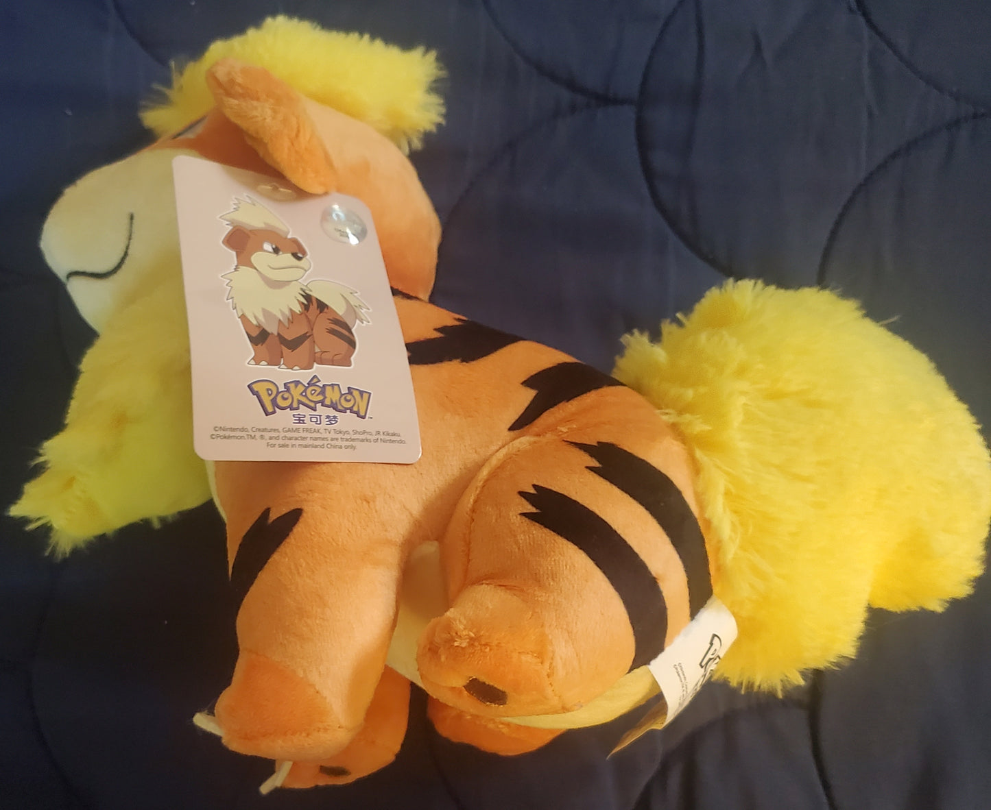 Pokemon Growlithe Plush Soft Stuffed Doll Toys Cute 28 CM Kids