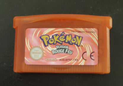Pokemon Emerald FireRed Ruby Sapphire GBA Video Game French German
