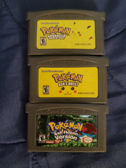 Pokemon ROM Hacks GBA Video Game Cartridges Custom Gameboy Advance
