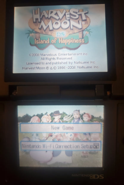 Harvest Moon DS Island of Happiness Video Game Nintendo DS 2007