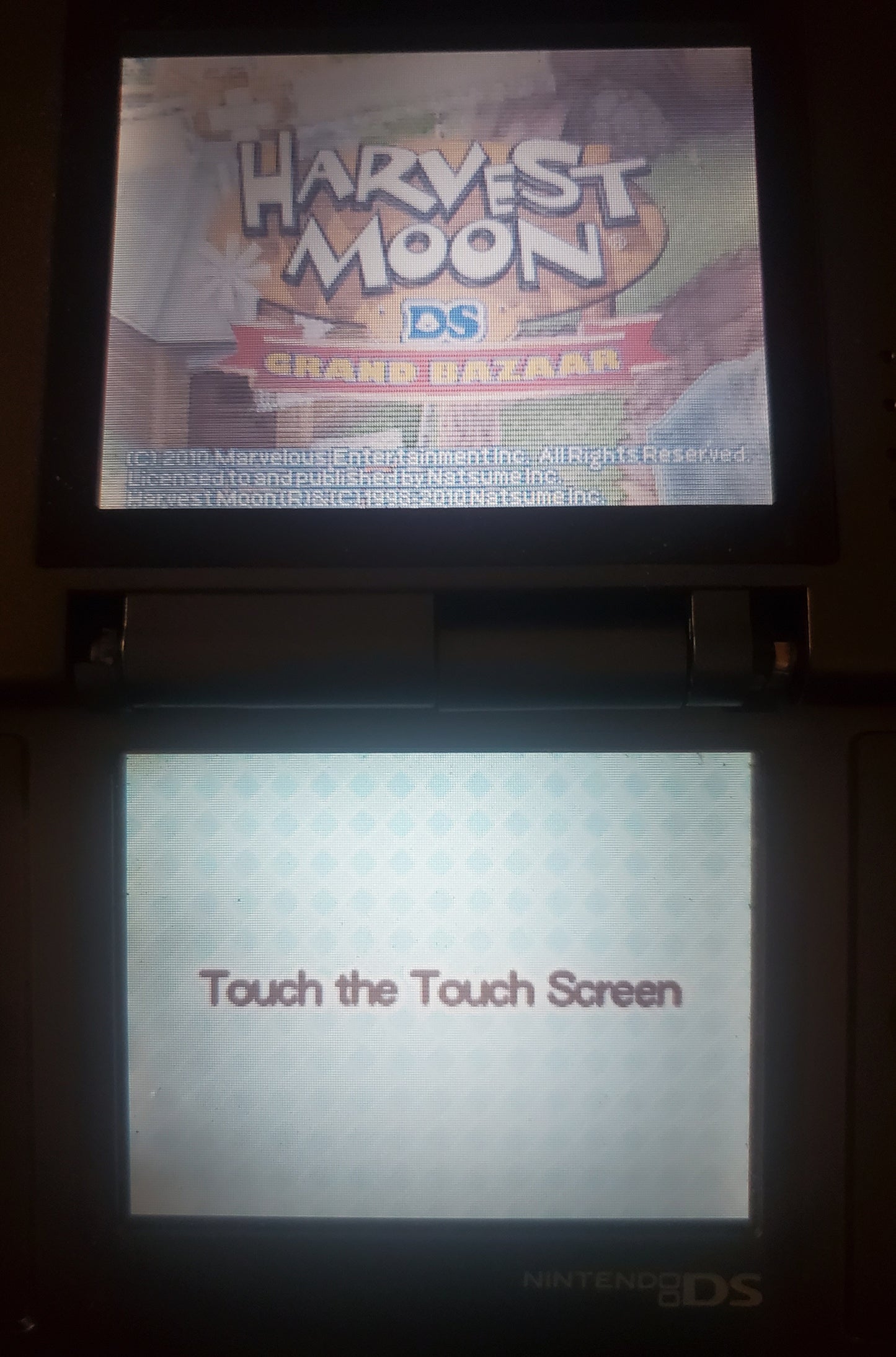 Harvest Moon DS Grand Bazaar Video Game Nintendo DS 2010