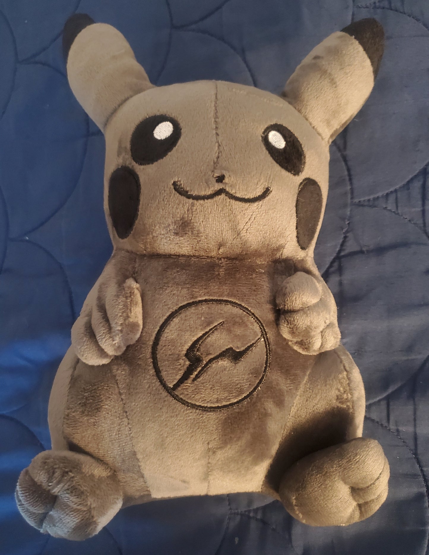 Pokemon Dark Pikachu Plush Soft Stuffed Doll Toys Cute 28 CM Kids