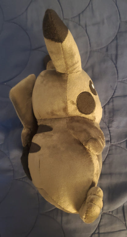 Pokemon Dark Pikachu Plush Soft Stuffed Doll Toys Cute 28 CM Kids