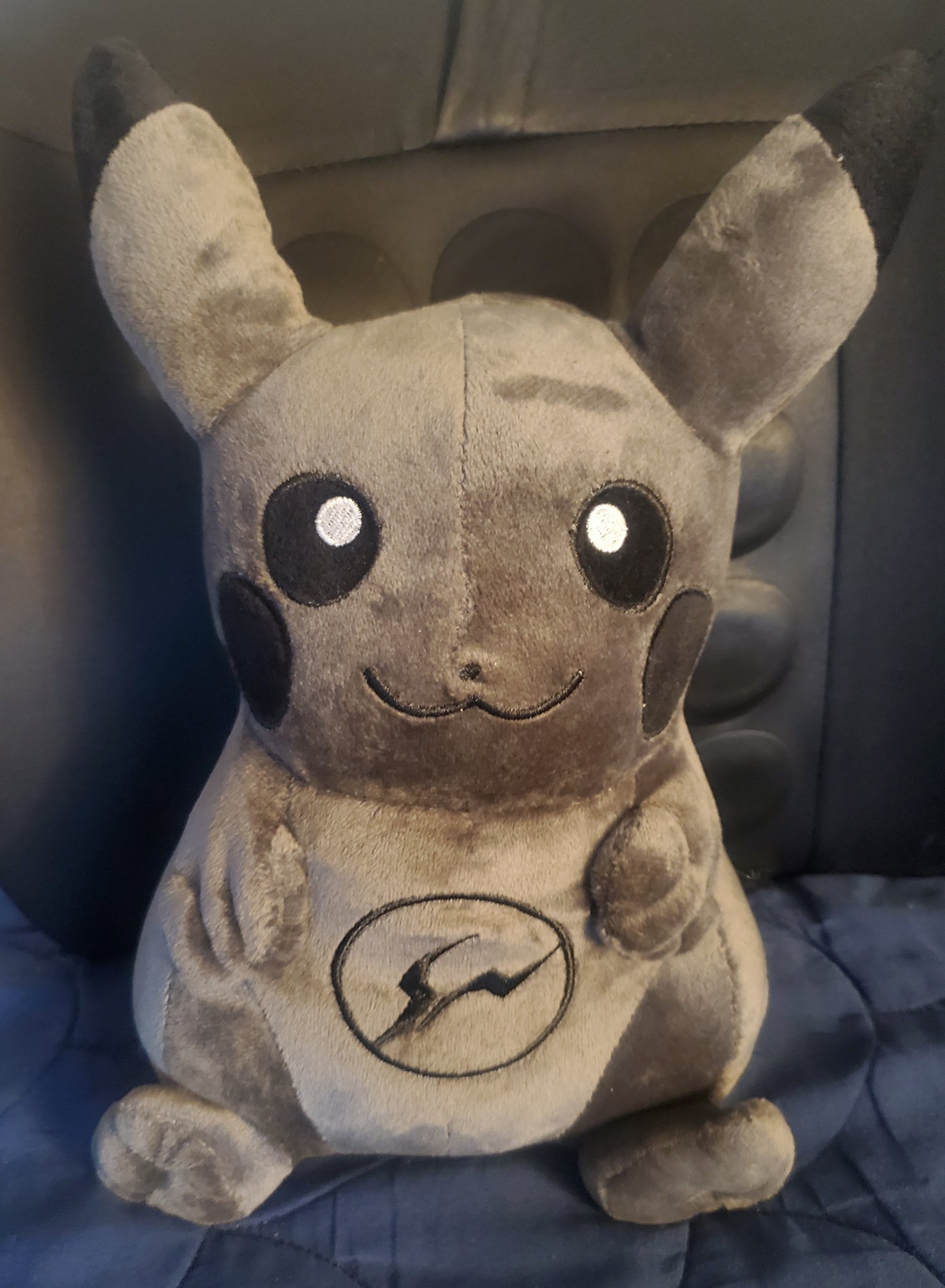 Pokemon Dark Pikachu Plush Soft Stuffed Doll Toys Cute 28 CM Kids