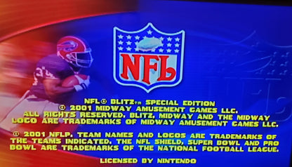 NFL Blitz N64 Nintendo 64 Video Game Cartridge 1998