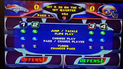 NFL Blitz N64 Nintendo 64 Video Game Cartridge 1998