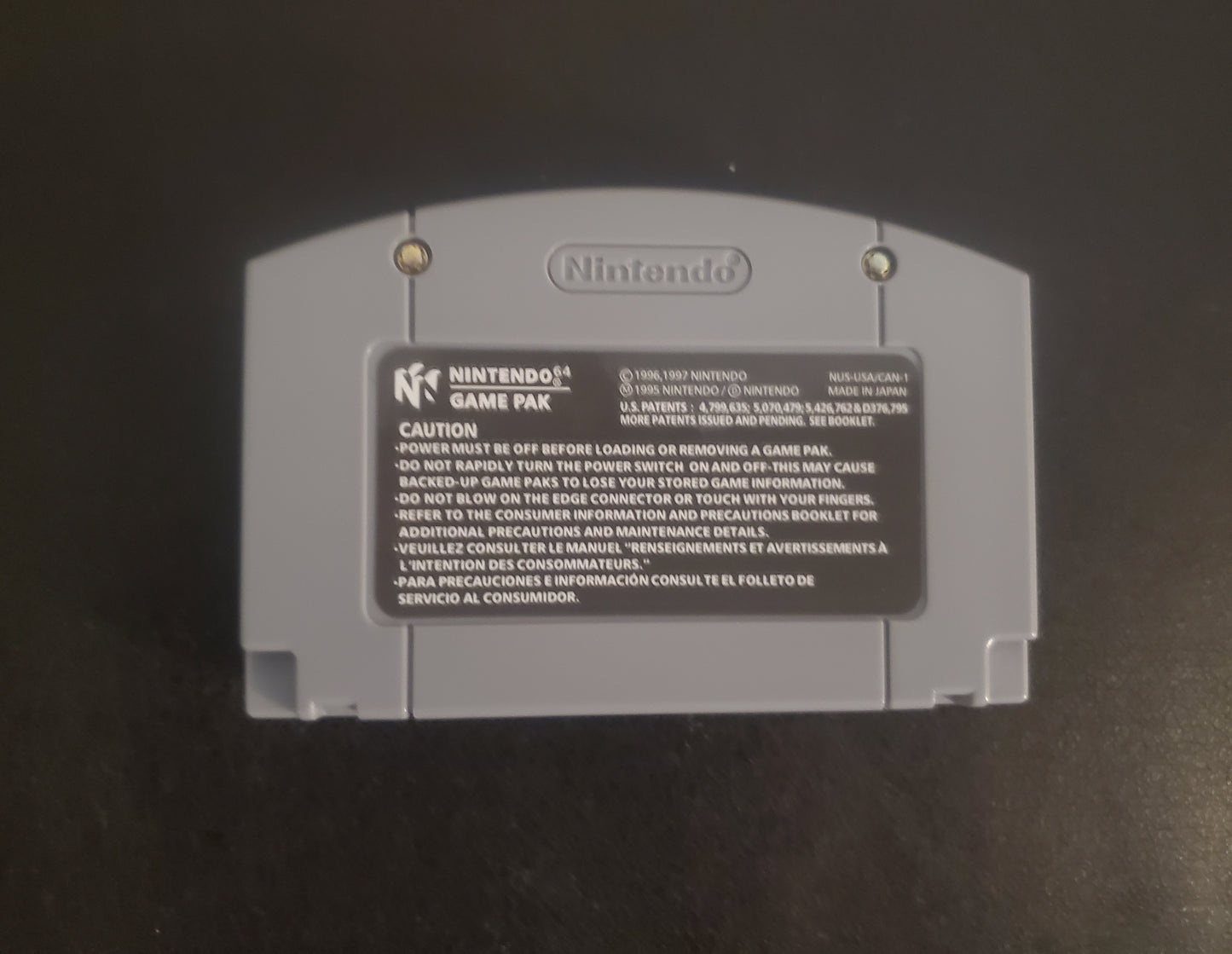 Army Men Sarge's Heroes N64 Nintendo 64 Video Game Cartridge 1999