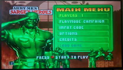 Army Men Sarge's Heroes N64 Nintendo 64 Video Game Cartridge 1999