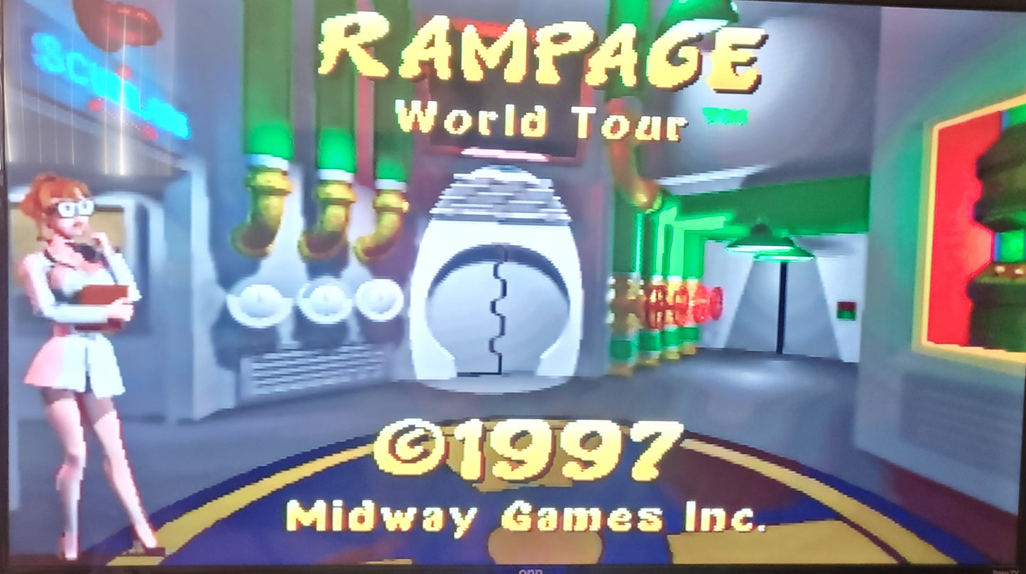 Rampage World Tour N64 Nintendo 64 Video Game 1998