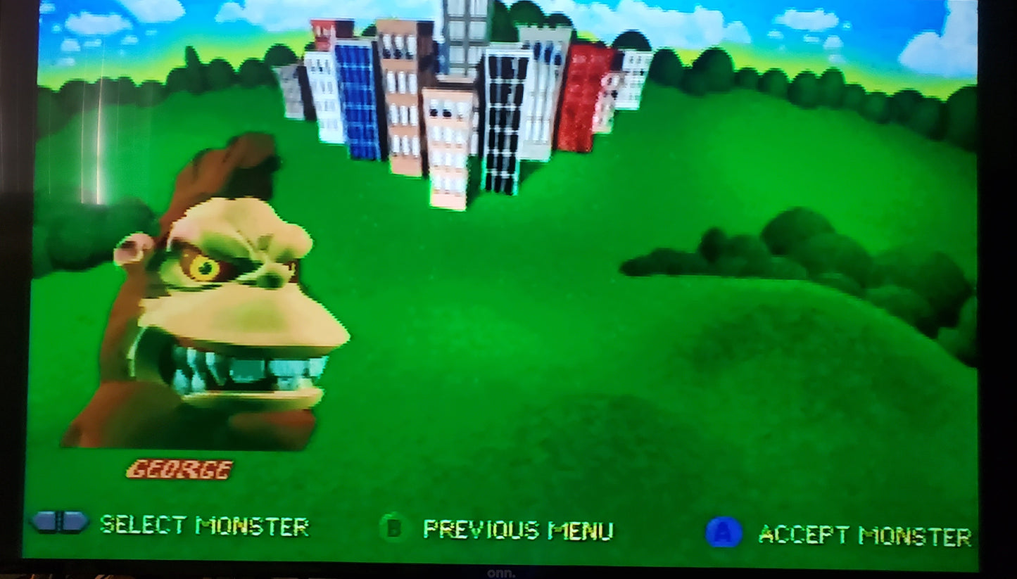Rampage World Tour N64 Nintendo 64 Video Game 1998