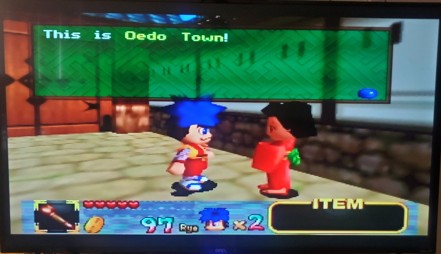 Mystical Ninja Starring Goemon N64 Nintendo 64 Video Game Cartridge