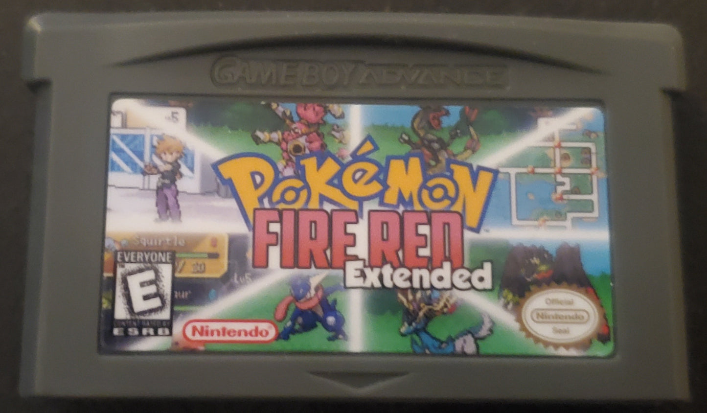 Pokemon FireRed Extended GBA ROM Hack Video Game Boy Advance