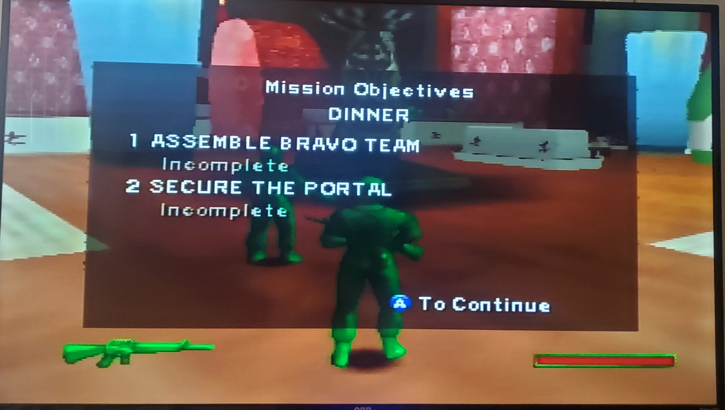 Army Men Sarge's Heroes 2 N64 Nintendo 64 Video Game Cartridge 2000