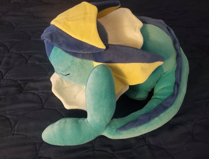 Pokemon Center Vaporeon Sleeper Plush Eeveelutions Plush Rare Authentic