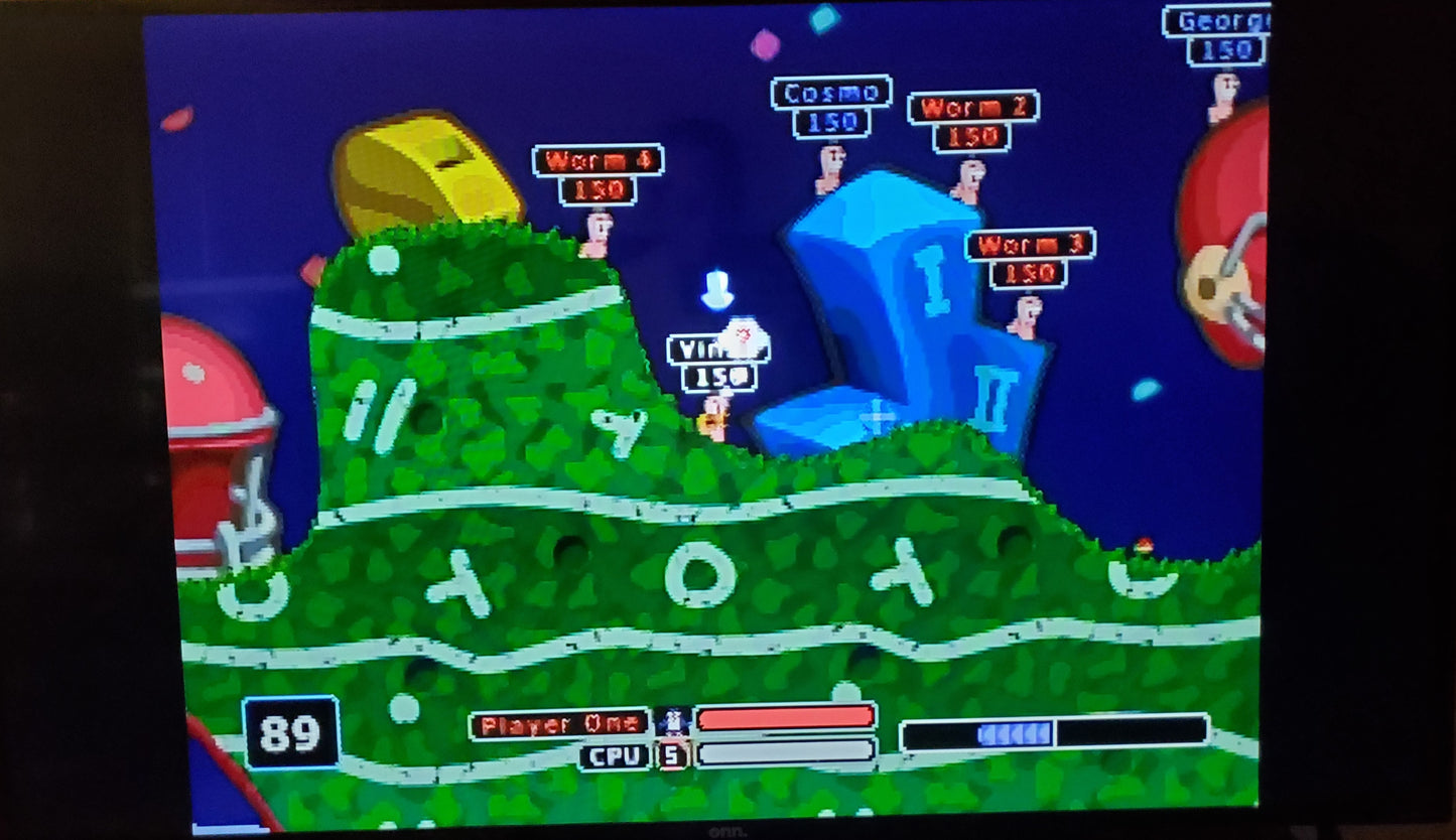 Worms Armageddon N64 Nintendo 64 Video Game 1999